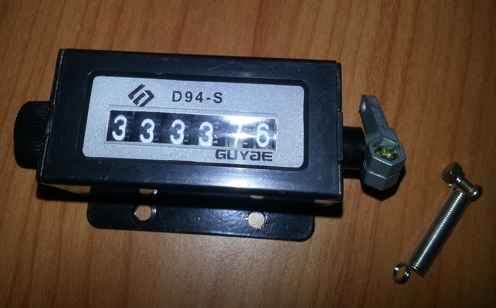 Mechanical 6 Digit Tally Counter Manual D94s
