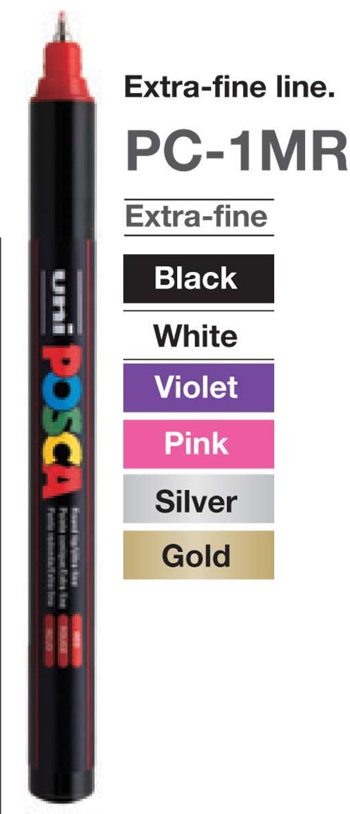Markers POSCA 0.7mm extra fine Line PC1M Bullet Point CHOOSE YOUR