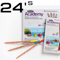 Coloured Pencil Watercolour Derwent Academy Tin 24 