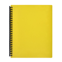 Display Book  A4 20 Marbig Pocket 2007005 Yellow