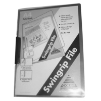 Swinggrip File A4 Colby 190A Black HOLDS 20 sheets of 80 GSM paper