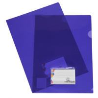 Letter File A4 Colby Harlequin With Business Card Window H150ABC Purple Pack 12