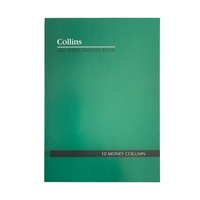 Account Book Collins A60 10 Money Column