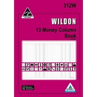 Account Book Wildon 13 Money Column 312W WIL312