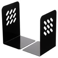 Bookends 8 inch Marbig Steel Black 8701002 195mm high x135mm wide