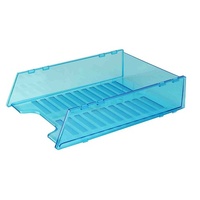 Desk Tray Italplast Multi Fit I60 Neon Blue