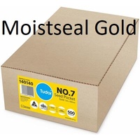 Seed pocket envelopes 145x90mm no 7 Gold Tudor 140140 #142880 box 500 Plainface Moistseal KRAFT