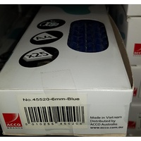 Binding Coil 21 loop Plastic  6mm Blue Box 100 Rexel 45520 