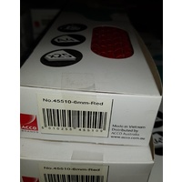 Binding Coil 21 loop Plastic  6mm Red Box 100 Rexel 45510 