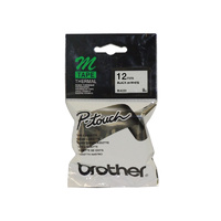 M-K231 P-touch 12 mm Black On White Brother Thermal