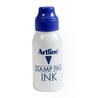 Stamp Pad Ink 50cc Blue ESA-2N Artline 110503 - bottle 