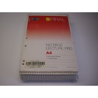 Lecture Pad A4 Top 140 page pack 10 Marbig 905  #18056