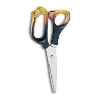 Scissors 210mm Marbig Durasharp amber handle 975465 - each 