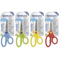 Scissors 127mm Westcott Kids 5 Inch Blunt Microban 14606 suitable for ages 4+