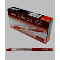 Pens Uniball SG100 Lakubo Fine 0.7mm Red Box 12 SG100FR BP Ballpoint  