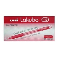 Pens Uniball SG100 Lakubo Medium 1.0mm Red box 12 SG100MR BP Ballpoint  