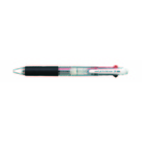 Pens Uniball SXE3400 Jetstream 3 Colour 0.7mm Clear Barrel 07 Trans Box 10