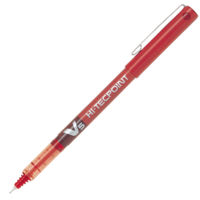 Pen Pilot Hi Tecpoint BXV5 Extra Fine Red Box 12 RB Rollerball Liquid Ink 620103