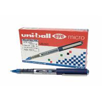 Pen Uniball UB150 Eye Micro 0.5mm Blue Box 12 UB150BL