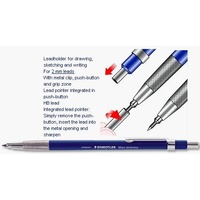 Pencil Mechanical 2mm 780C Staedtler Blue Clutch Pencils