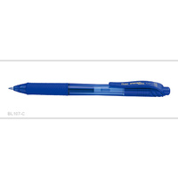 Pen Pentel BL107 Energel X Gel Roller Retractable Blue Box 12