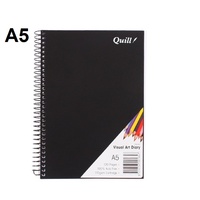 Visual Art  Diary A5 White page 60L bulk discounts 110gsm 120 pages Quill SWVA5 100851399