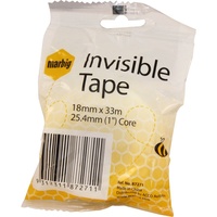 Tape Invisible Marbig 18x33m 87271 Office Small roll