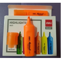 Highlighter  Deli Orange Box 10 37232O #48018