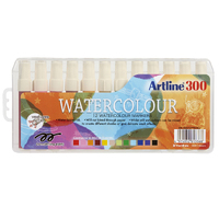 Liquid Crayons Artline 300 assorted box of 12 #130041  Ink is xylene free and rohs compliant
