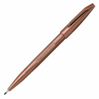 Pen Pentel Sign S520E Brown Box 12 this colour is obsolete stock is limited