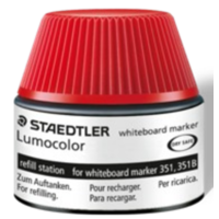 Whiteboard Marker Refill Station Red 488-512 for 351 351B Lumocolor markers 20ml