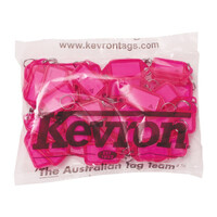 Key Tags Clicktags ID5 50s Kevron Hot Pink Bag 50