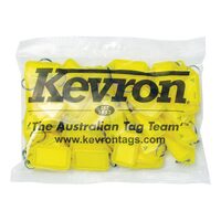 Key Tags Clicktags ID5 50s Kevron Yellow Fluoro Bag 50 ID38FYEL50