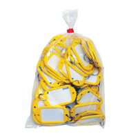 JUMBO Key Tag Kevron ID10 Yellow Bag 50 Tag size: 95x56mm ID10YEL50