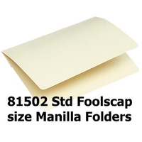Manilla Folder F/Cap Avery  Buff 163gsm box 100 81502 Foolscap Standard or Olympic 193860 #42094
