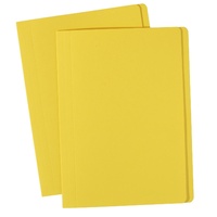 Manilla Folders A4 Yellow Box 100 Avery 81742