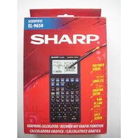 Calculator Sharp Scientific EL-9650 22 Digits x 8 Rows. 5x7 dot matrix chars (rare year 2000 model)