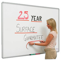 Visionchart PB2412 Whiteboard 2400x1200mm Porcelain Heavy Duty Magnetic Aluminium Trim  + EXTRA freight for country will apply