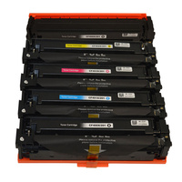 Laser for HP CF400X #201X eries Premium Generic Toner Cartridge PLUS extra Black set (5 cartridges)