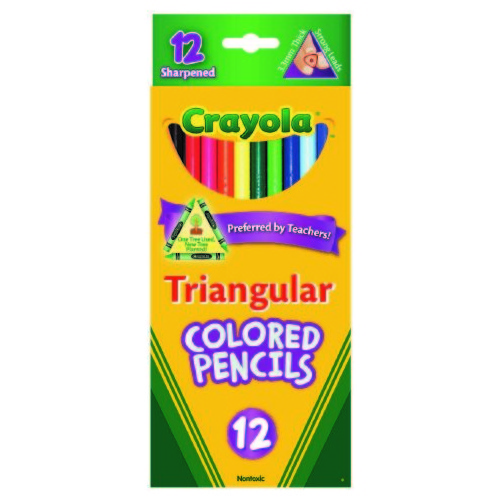 Pencil Crayola Triangular Colour Full Length 684214 Pack 12