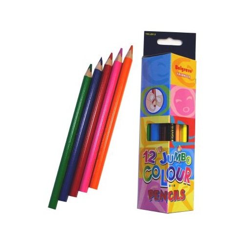 Pencil Colour Belgrave Triangular Jumbo 83050 - pack 12 #100851947