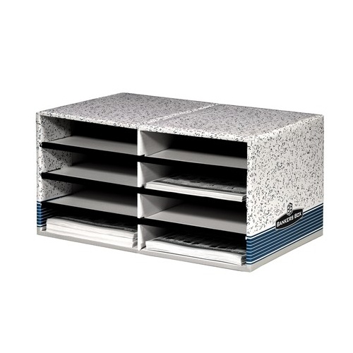 13.59 Fellowes ID 0421301 Bankers Box Literature Organiser Sorter A4 8