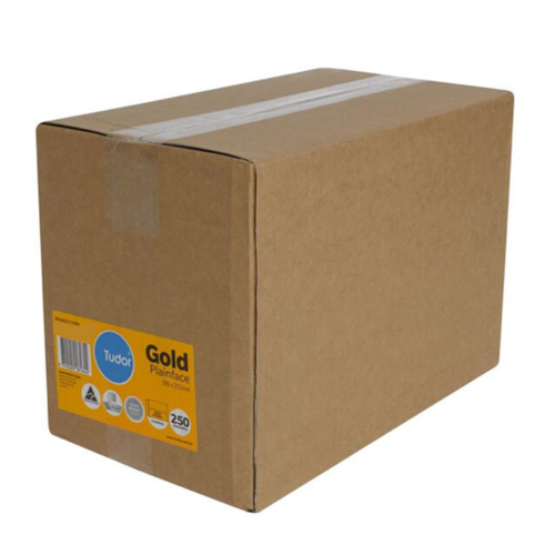 Envelope 305x255 [PnS] Gold box 250 Tudor 140248 Kraft Strip Peel and Seal