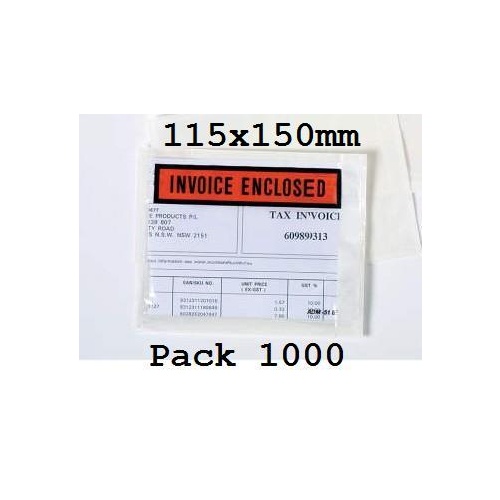 Labelopes Invoice Enclosed 115x153mm MARBIG 846230 - box 1000 