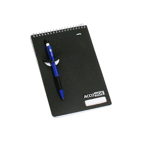 Notebook 200x127 200 Page Top Spiral 17183 Black - pack 5 