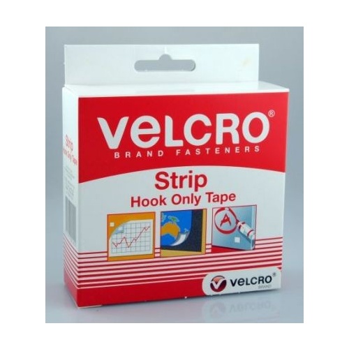 Velcro STRIP hook ONLY 25mm x 3.6 Metre roll of hooks only 25mm wide roll V20140