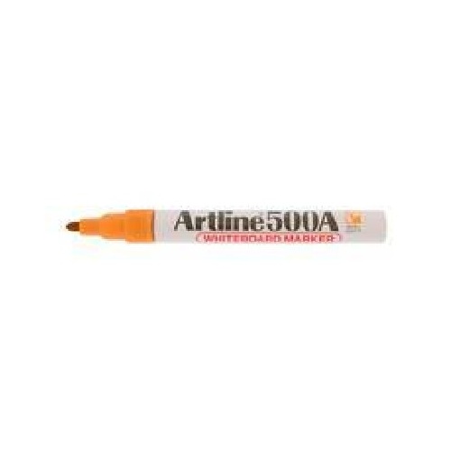 Marker Whiteboard Artline  500A Bullet Tip Orange Box 12 150005