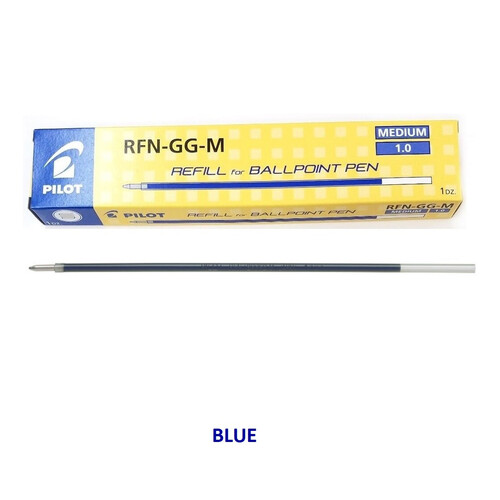 Pilot Pen Refills RFN-GG RFJ-GP Medium Blue box 12 623611 Ballpoint #623693
