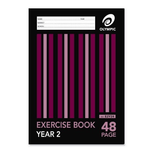 Exercise Books 225x175 - 48 page QLD Year 2 - pack 20 #140743