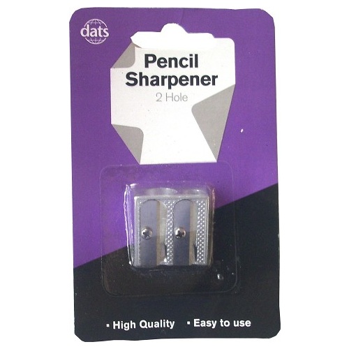 Pencil Sharpener Metal 2 Hole Dats 1877 - each 